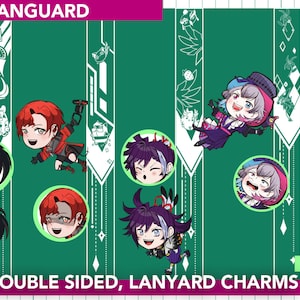 Vanguard Acrylic Lanyard Charms