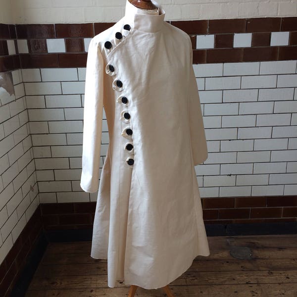 Steampunk style mens lab coat