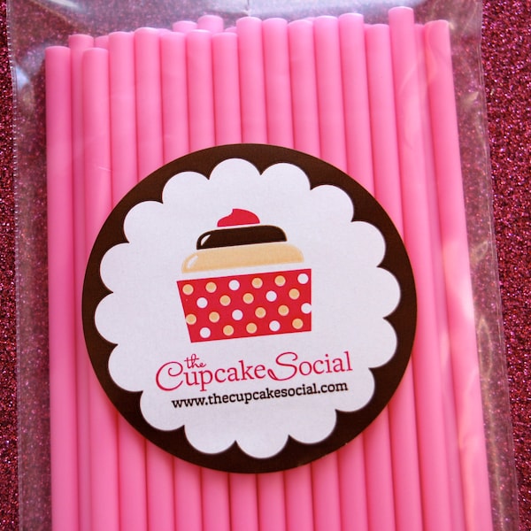 Roze Cake Pop Sticks (25 stokjes per pak)