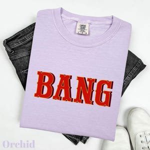 Comfort Colors® •BANG• Vintage Cowboy T-Shirt, Western Y2k Baby T-Shirt, Western Bachelorette T-Shirt, Retro Cowboy Shirt, Cowgirl T-shirt image 5