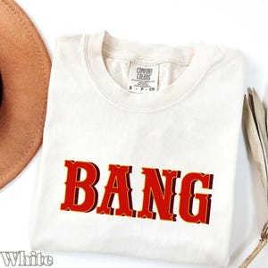 Comfort Colors® •BANG• Vintage Cowboy T-Shirt, Western Y2k Baby T-Shirt, Western Bachelorette T-Shirt, Retro Cowboy Shirt, Cowgirl T-shirt image 3