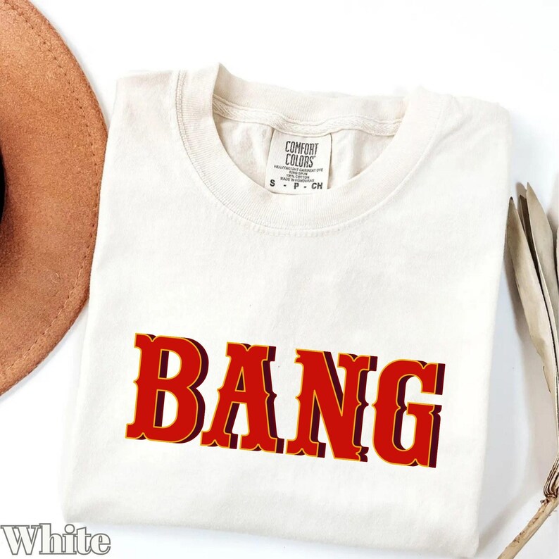 Comfort Colors® •BANG• Vintage Cowboy T-Shirt, Western Y2k Baby T-Shirt, Western Bachelorette T-Shirt, Retro Cowboy Shirt, Cowgirl T-shirt image 3