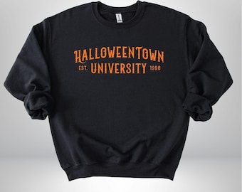 Halloweentown University Est 1998 Sweatshirt and Hoodie, Halloweentown University Hoodie, Fall Halloween Sweater, Halloweentown Sweatshirt