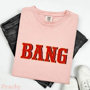 Comfort Colors® •BANG• Vintage Cowboy T-Shirt, Western Y2k Baby T-Shirt, Western Bachelorette T-Shirt, Retro Cowboy Shirt, Cowgirl T-shirt image 7