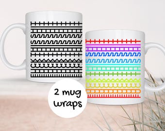 Funny Sarcastic Hidden Message Mug Wrap PNG - Adult Humor (Digital Download 11oz & 15oz Mugs)