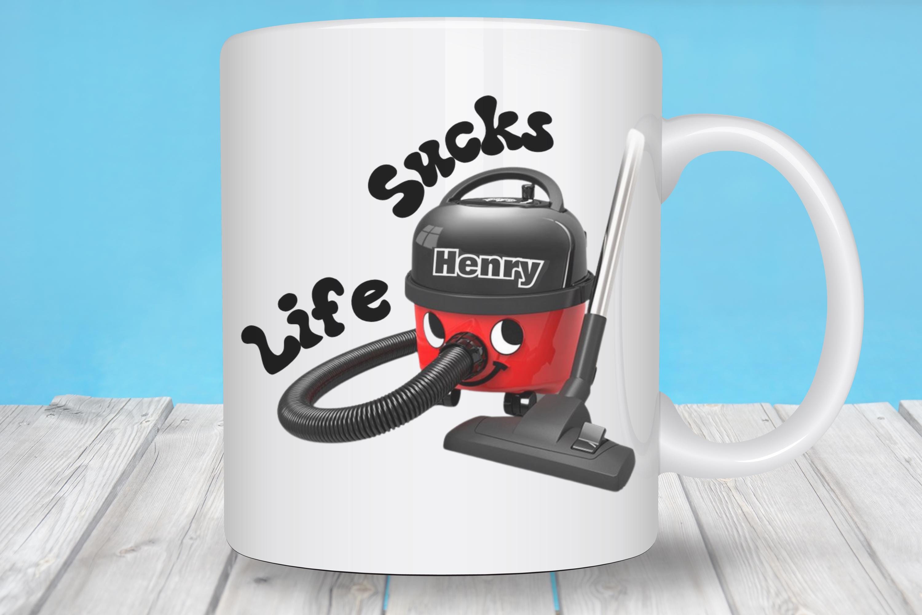 Life Sucks Mug: Sarcastic Henry Hoover Coffee Mug - Etsy UK