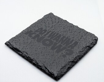 Arctic Monkeys inspired Slate Coaster | AM | Do I wanna know? | Unique Music Gift