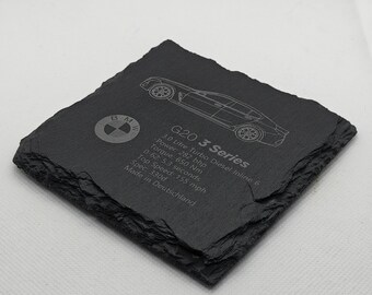 BMW 3 Series G20 Slate Coaster | German Car Gift