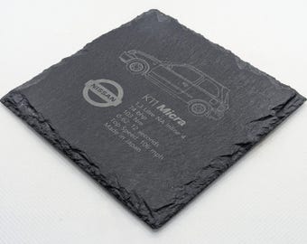 Nissan Micra K11 Slate Coaster | JDM Car Gift