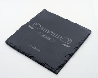 Nissan Micra K11 Front End Slate Coaster | JDM Car Gift