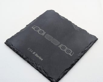 BMW E34 5 Series Front End Slate Coaster | BMW / German Car Gift