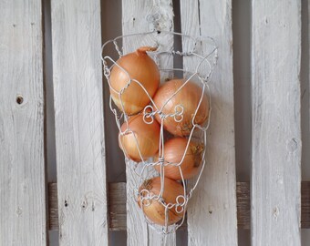 Wall Hanging Wire Onion Basket