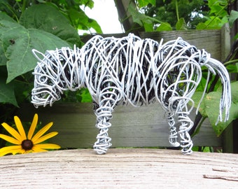 Wire Sculpture Pony Horse