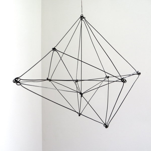 Himmeli Inspired Geometric Wire Sculpture