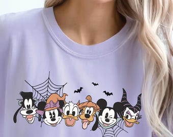 Comfort Colors Cute Best Friends Halloween Shirt Daisy And Minnie Halloween Shirt Minnie And Daisy Witch Shirt Cute Halloween Shirt
