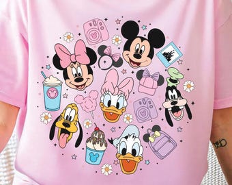 Disney Magic Kingdom Shirt comfort colors Disney Magical Snacks Tee Disney Magic Kingdom Trip Shirt Mickey and friends disney shirt cute tee