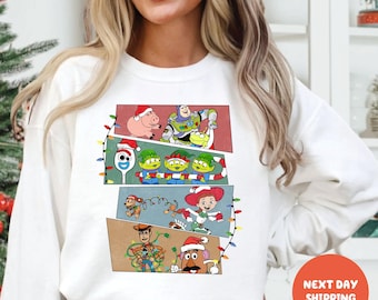 Toy Story Merry Christmas Sweatshirt Cute Christmas sweatshirt Family Christmas Sweatshirt Funny Christmas Sweatshirt Xmas Gift