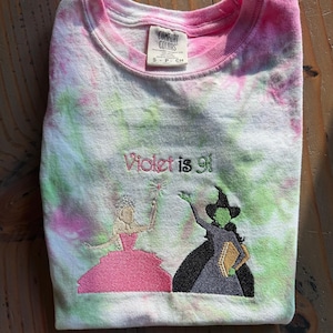 Wicked Birthday Shirt || Embroidered Wicked T-Shirt || Girl Birthday Outfit || Custom Embroidered Shirt with Your Name