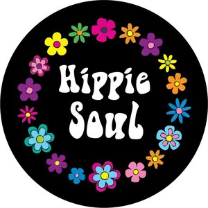 Hippie Soul Flowers - Spare Tire Covers for all make and models. All tire sizes available, Made in USA. Backup camera available