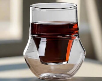 Taza de espresso de vidrio de doble pared de 150 ml (1 taza) + (2 tazas) Opciones