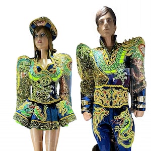 Handmade Peru Bolivian Caporal Costume – Folkloric Dance Outfit from Andean La Paz, Bolivia