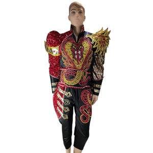 Caporales Dance Costume for Men – Handmade Peruvian Bolivian Folklore Outfit