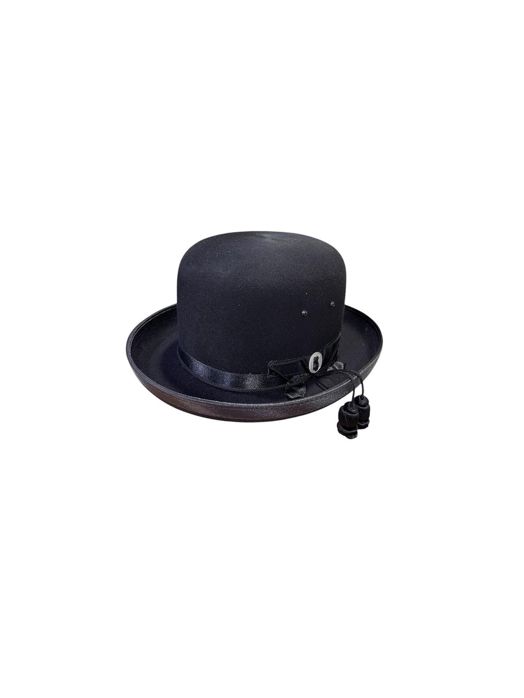 Handmade Wool Felt Cholita Bowler Hat: Bolivian Andean Style