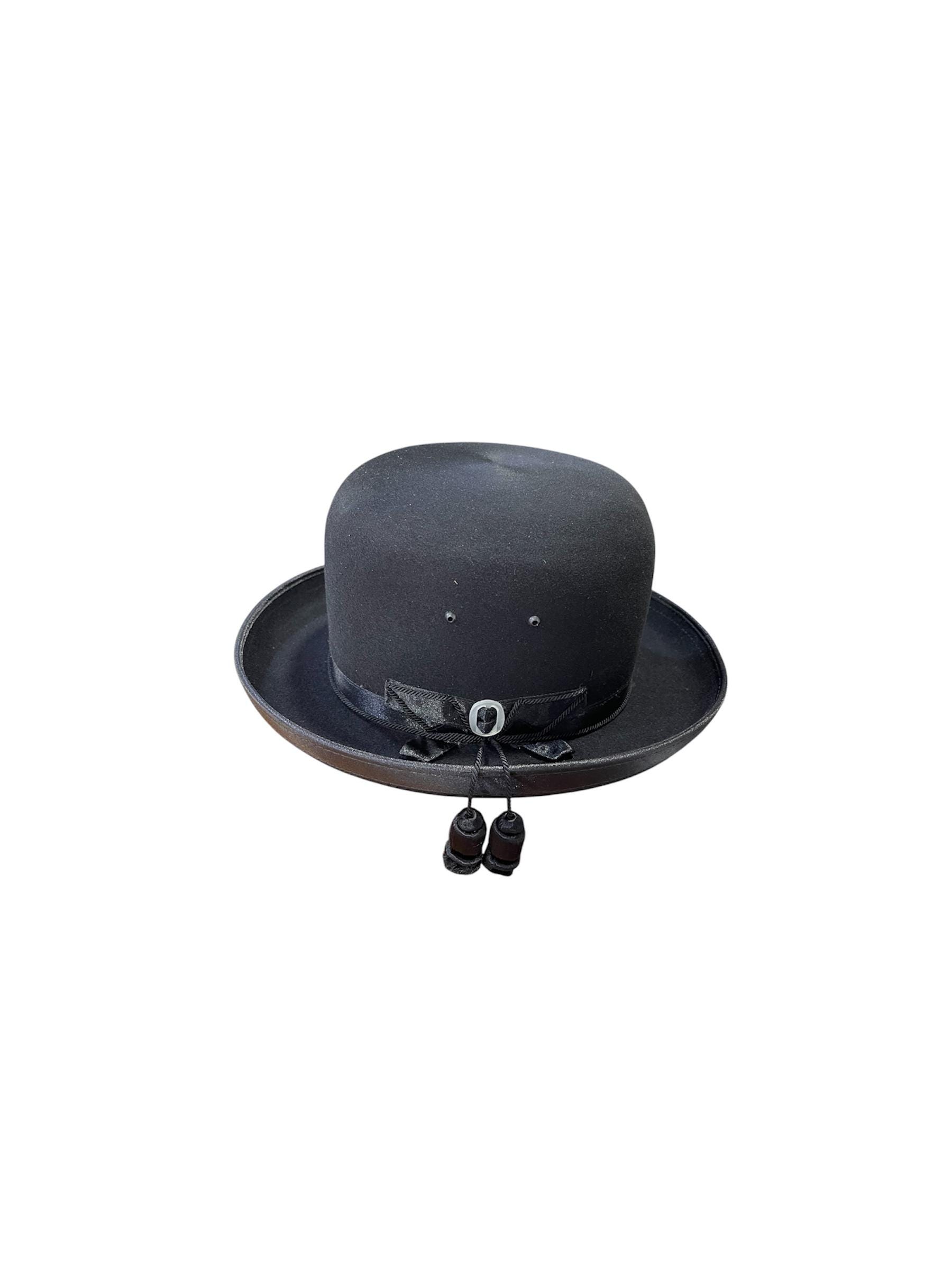 Handmade Wool Felt Cholita Bowler Hat: Bolivian Andean Style