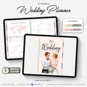 Digital Wedding Planner, Wedding Organizer, Wedding Planner, Wedding Itinerary, Wedding Planning Book, Wedding Planning Checklist, Printable