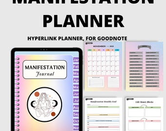 Manifestatieplanner 2026 – Vision Board & Mental Health Digital Journal