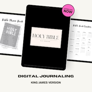 Digital Journaling Bible | Printable Bible, PDF Bible, NIV Bible, Digital Bible