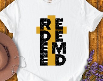 Redeemed Christian T-Shirt: Unisex Crewneck, Soft Cotton