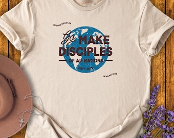 Christelijk T-shirt Go Make Disciples