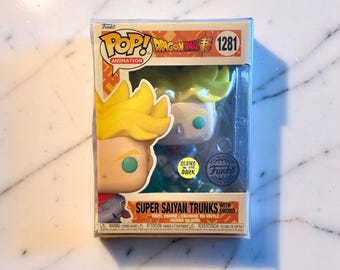 Funko Pop! #1281 Super Saiyan Trunks with Sword (Glows in the Dark))