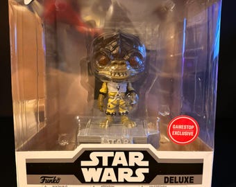 NEUE Funko Pop Star Wars Bossk 437 Figur Kopfgeldjäger Game Stop Deluxe
