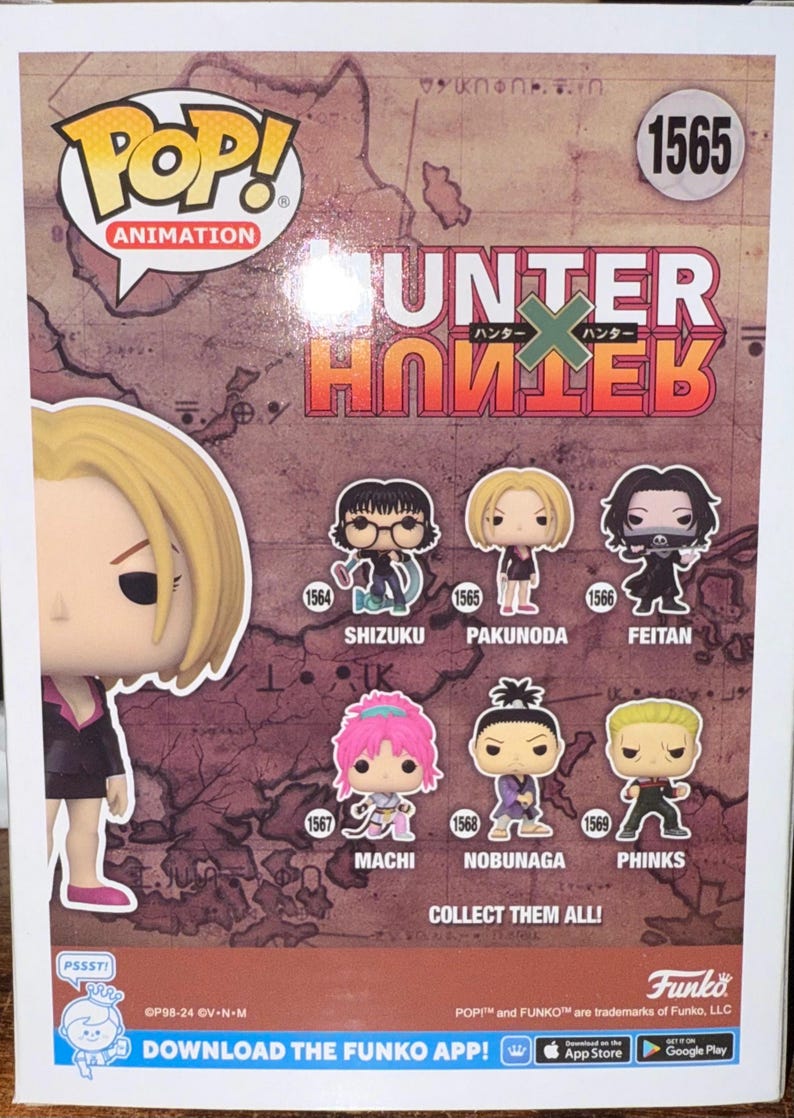 Funko Pop! 2024 Animation Hunter X Hunter 1565 Pakunoda Vinyl Figure ...