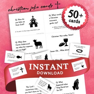 Cartões de Piadas de Pastor | Mais de 50 Piadas Engraçadas de Pai Cristãos para Imprimir para Crianças, Adolescentes e Adultos, Referências Bíblicas, Anotações para Lancheira de Escola Dominical para Presentes