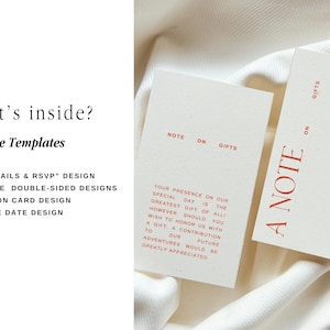 Modern Green Wedding Invitation Suite: Editable Canva Template (Digital Download) image 8