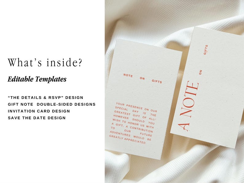 Modern Green Wedding Invitation Suite: Editable Canva Template (Digital Download) image 8
