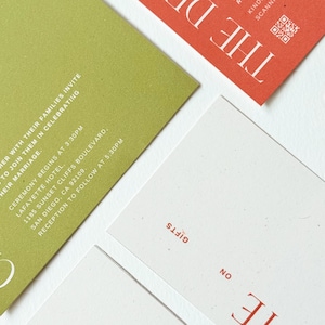 Modern Green Wedding Invitation Suite: Editable Canva Template (Digital Download) image 5