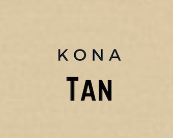 Tan Kona Cotton solids quilting fabric, Robert Kaufman, sold by the Half Yard, solid color 1369, 100% Quilters Cotton K001-1369,