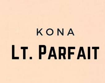 Lt. Parfait Solid Kona Cotton quilting fabric, Robert Kaufman Fabrics, solid color 1205 100% Quilters Cotton K001-1205 Lt. Parfait Fabric