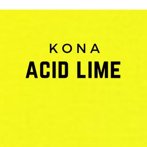 Acid Lime Solid Kona Cotton quilting fabric, Robert Kaufman Fabrics, solid color 860 100% Quilters Cotton K001-860 Acid Lime Green Fabric