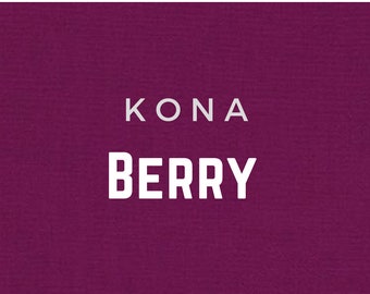 Berry Kona Cotton Solid cotton quilting fabric Robert Kaufman Half Yard solid color 1016 100% Quilters Cotton K001-1016