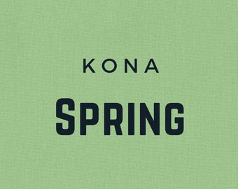 Kona Cotton Spring Green cotton quilting fabric, Robert Kaufman, sold by Half Yard, solid color 29, 100% Quilters Cotton K001-29