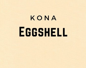Eggshell Kona quilting fabric, Robert Kaufman, sold by the Half Yard, 100% Quilters Cotton color Eggshell K001-184