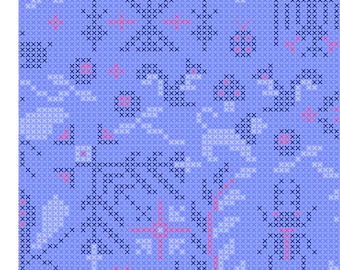 Opal Sun Print 2020 Menangerie Pattern by Alison Glass 1/2 yd, a great blender fabric - Sunprint by Andover Fabrics 9387-B