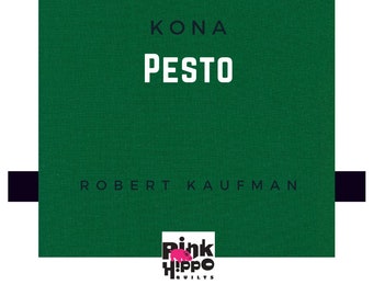 Pesto Kona Cotton Solid cotton quilting fabric, Robert Kaufman, sold by the Yard, solid color 453, 100% Quilters Cotton K001-453