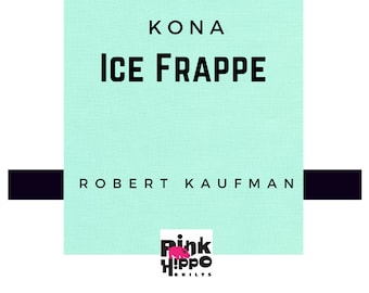 Ice Frappe Kona Cotton Solid Ice Frappe cotton quilting fabric Robert Kaufman  Half Yard solid color 1173 100% Quilters Cotton K001-1173
