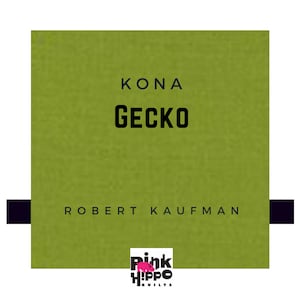 Gecko Solid Kona Cotton quilting fabric, Robert Kaufman Fabrics, solid color 1843 100% Quilters Cotton K001-1843 Gecko Green Fabric